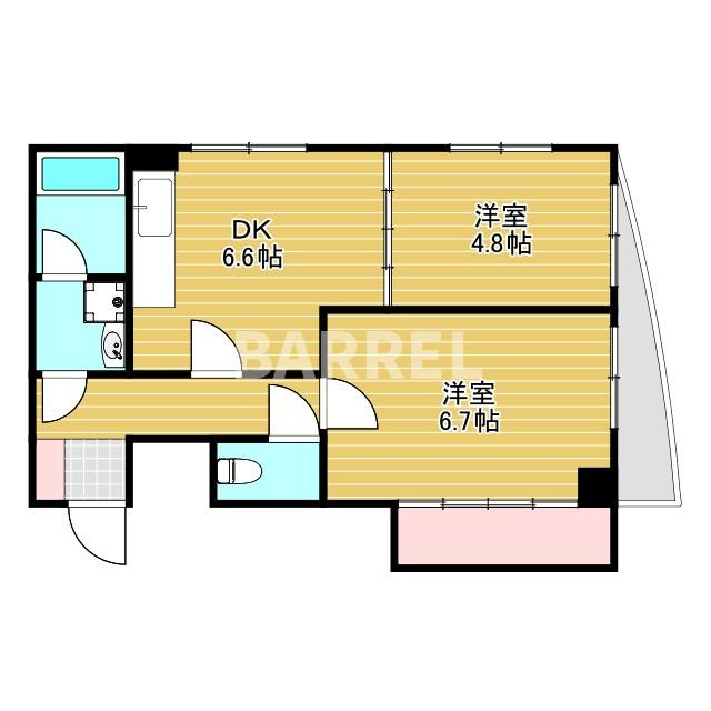 メゾンドフルールの間取り