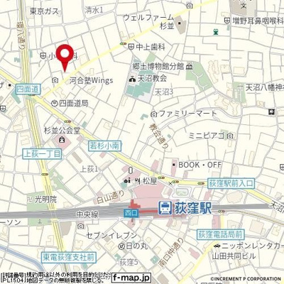 【地図】 | ジュエル荻窪参番館