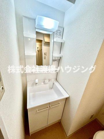 カサ・ソル・パティオB棟の洗面所