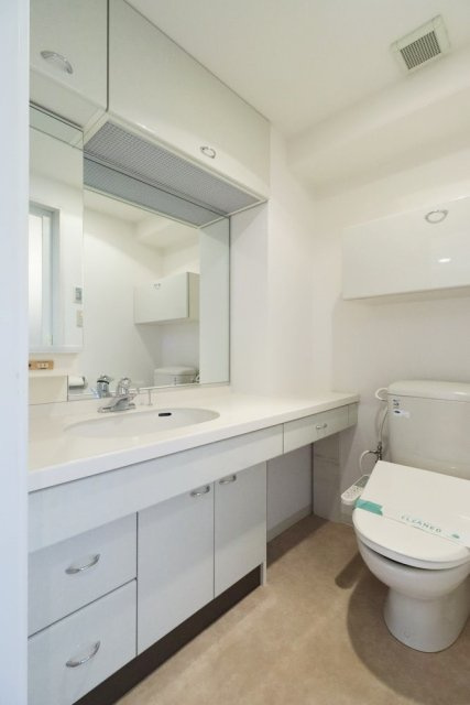 フリーディオ神楽坂の独立洗面台