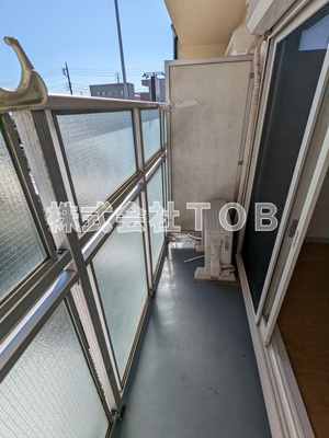 【バルコニー】 | クレセントハイム | ※別号室参考写真