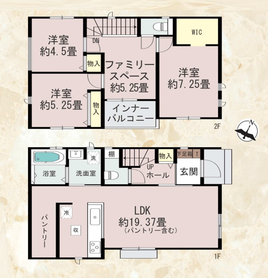 【間取り】 | 福岡市東区名島3丁目　1号棟（全1棟）【仲介手数料無料・0円】 | 平日、土日祝日もお好きな日時にご見学可能です。お気軽にお問合せ下さい。