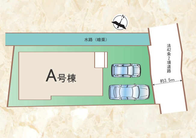 【区画図】 | 福岡市東区名島3丁目　1号棟（全1棟）【仲介手数料無料・0円】 | 区画図です。