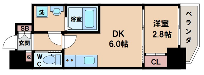 【間取り】 | ファーストフィオーレ天王寺