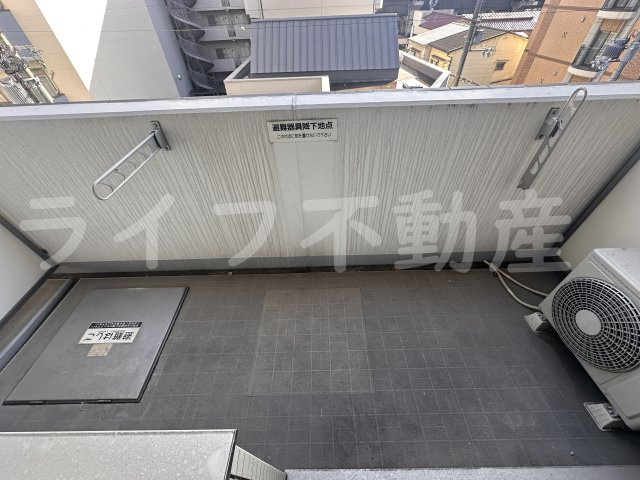 グランガーデン足代新町のバルコニー