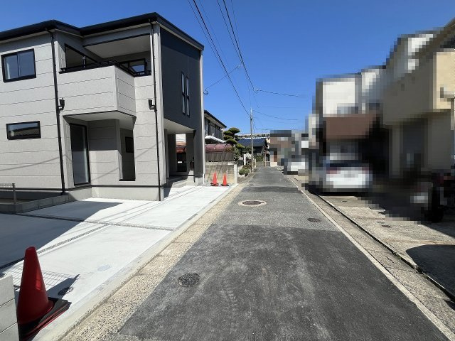 【その他】 | 福岡市早良区飯倉3丁目第20　1号棟（全2棟）【仲介手数料無料・0円】 | 現地写真。前面道路です。