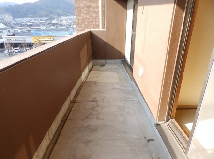 ロイヤルビュー新広のバルコニー