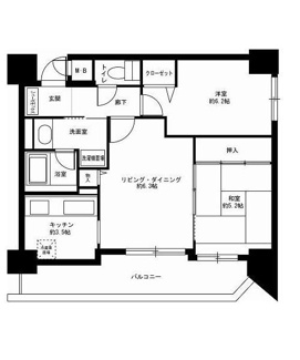 【間取り】 | メロディーハイム堺町