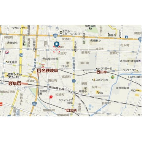 岐阜市東金宝町３丁目の店舗一部の外観