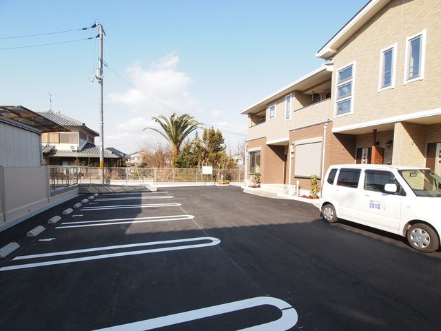 ディアコートの駐車場