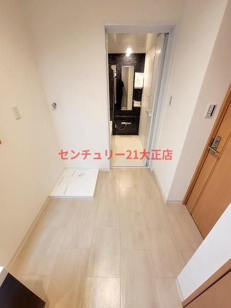 此花区伝法3丁目中古戸建の独立洗面台