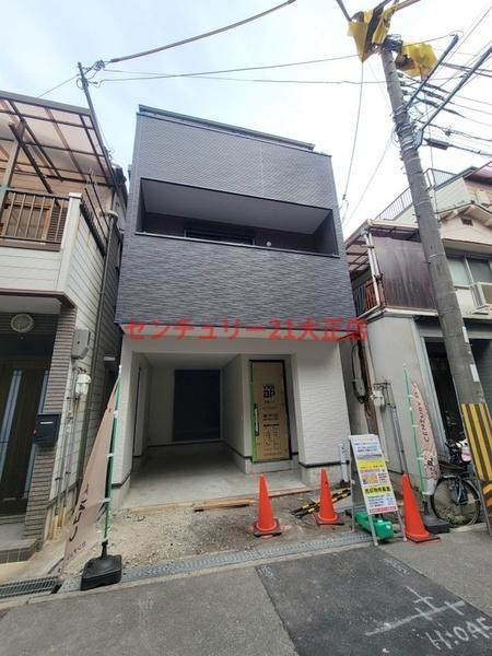 此花区酉島3丁目新築戸建の前面道路含む現地写真