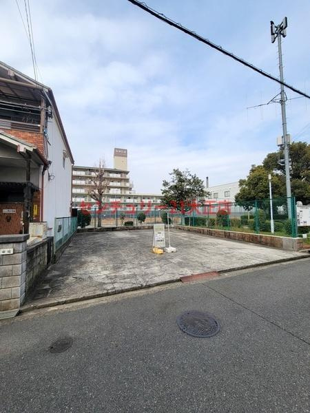 此花区伝法5丁目建築条件付土地2号地の前面道路含む現地写真