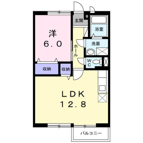 エルディムユートピアＣの間取り