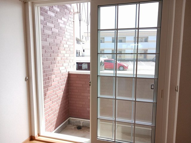 サンパティ砺波Ｂのバルコニー