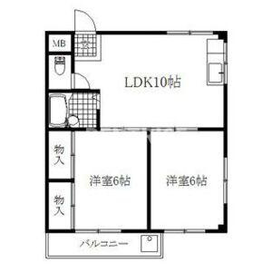 コーポ松岡の間取り