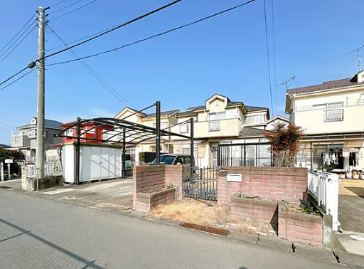 玉村町下之宮　中古1599の前面道路含む現地写真