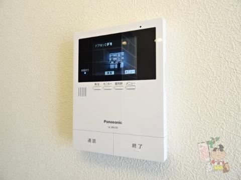 メゾンみくりな白石のセキュリティ|カメラ付インターホン