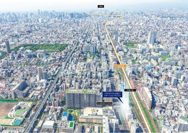 【地図】プラウドフラット亀戸ステーションプレイス 