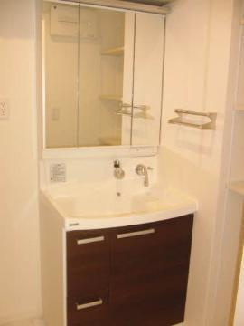 フレスクーラ医大東の洗面所|洗面