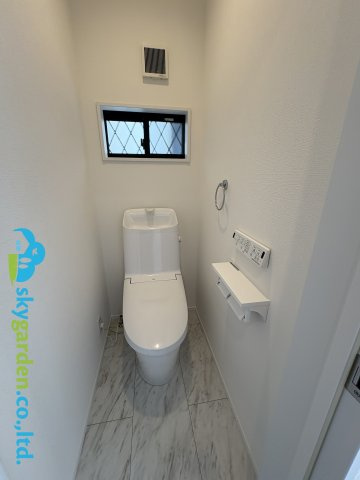 藤沢市辻堂太平台　新築戸建　全5棟4号棟のトイレ|シンプルで使いやすいトイレです