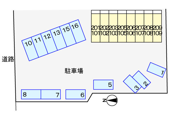 エトワール横根の区画図