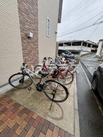 ハーモニーテラス矢部の駐車場