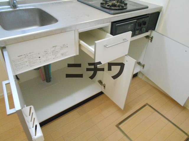 Ｊアズーリの収納|★キッチン下部収納★