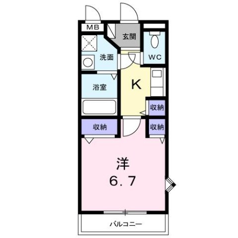 グラデュエートレジデンスの間取り