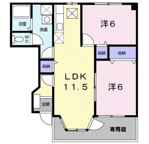 ドゥー　ジャンの間取り