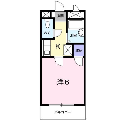 ラフィネアルブルの間取り