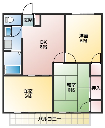 グリーンヒル習志野Ⅱの間取り