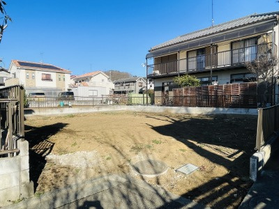 あきる野市草花　売地の外観|日当たりも良く静かな環境です！