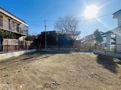 あきる野市草花　売地の外観