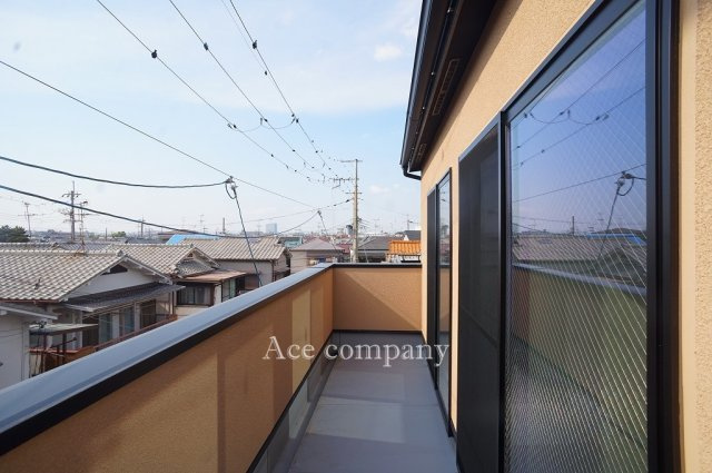 【バルコニー】 | 八尾市太田6丁目 | 3階、西向きのバルコニーです☆