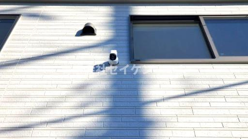 熊谷市江南中央　第3　新築住宅　東南角地の防犯設備