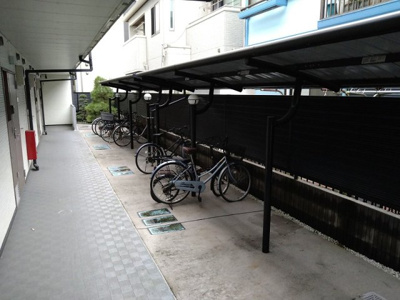 【その他共用部分】 | レオネクストレジデンス川崎 | 駐輪場　原付＆自転車のみ駐輪可能