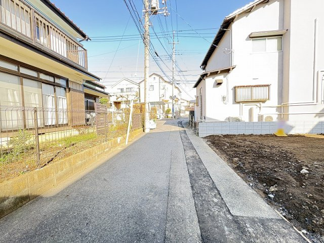 【前面道路含む現地写真】 | 朝霞市宮戸2丁目　建築条件無売地　全1区画 | 現地（2026年3月）撮影／建築条件なしの売地。
