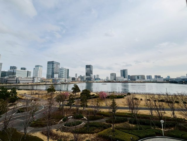豊洲の街並みと晴海運河の水面、棟下の緑を望むことができます。四季折々の自然をお部屋の中から一望できる自分だけの空間を演出してくれます。