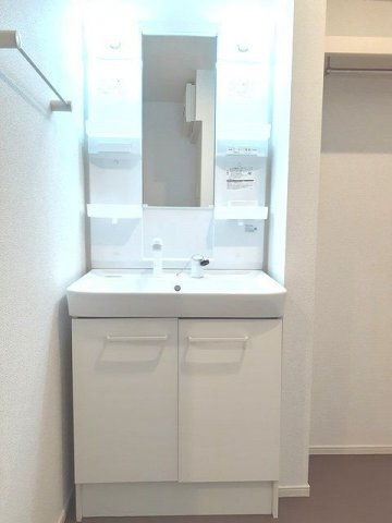 ミリュー　ヴィラージュの洗面所|忙しい朝には欠かせない洗面所です