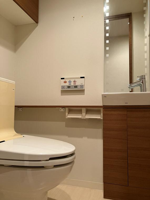 プラウドタワー稲毛のトイレ|清潔感のあるトイレです