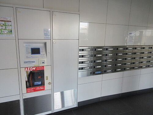 ライオンズ千葉寺ステーションフロントレジデンスのその他|宅配ボックス　※2025年3月撮影