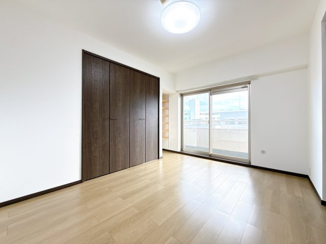 千葉市花見川区作新台８丁目の賃貸マンションの寝室|ゆとりの広さです