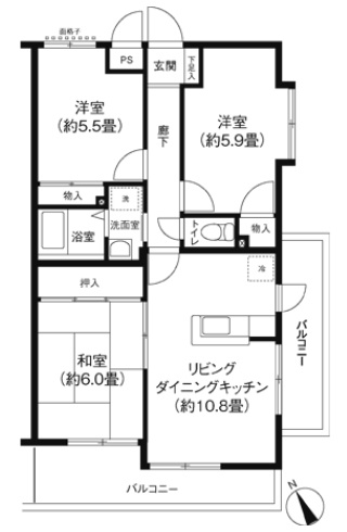 【間取り】 | ソレイユモトニ