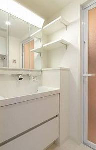 【独立洗面台】 | エステムプラザ凌雲閣 | 独立洗面台で身支度をすべて済ませてしまいましょう