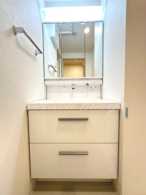 藤沢市南藤沢の賃貸マンションの洗面所