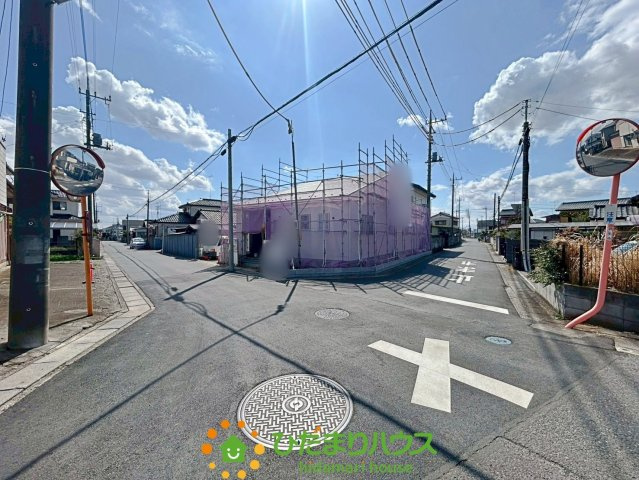 羽生市東　新築一戸建て　リーブルガーデンの前面道路含む現地写真|2026/3/2　撮影