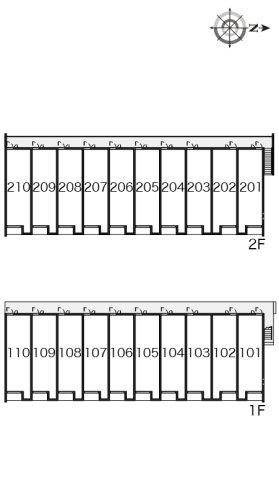クレイノ福江の区画図