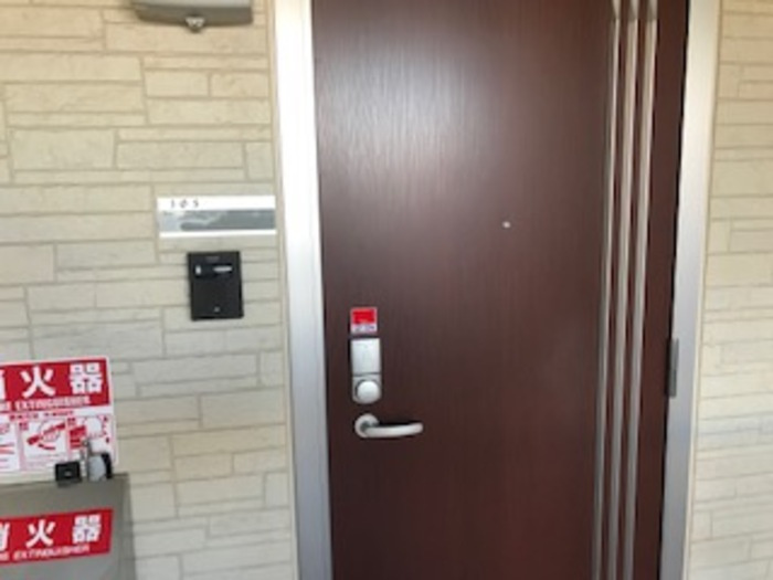 アメニティー・ベフの玄関