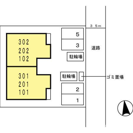 プルメリアの区画図